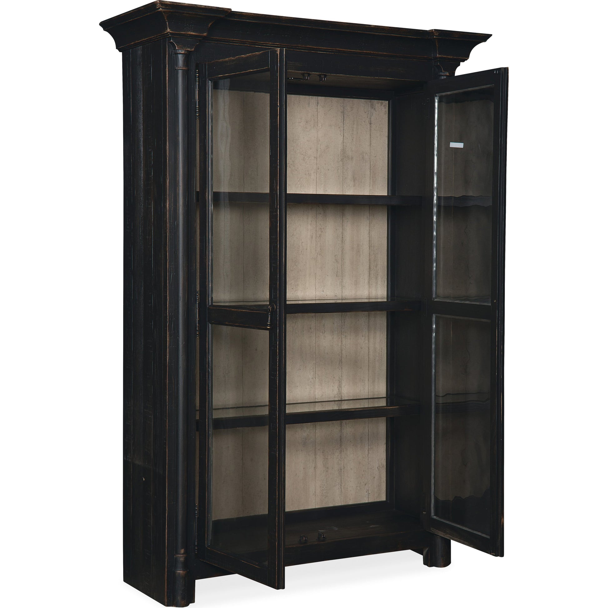 Ciao Bella Display Cabinet by Hooker Furniture. Made from maple, pine veneers with glass in a traditional style.