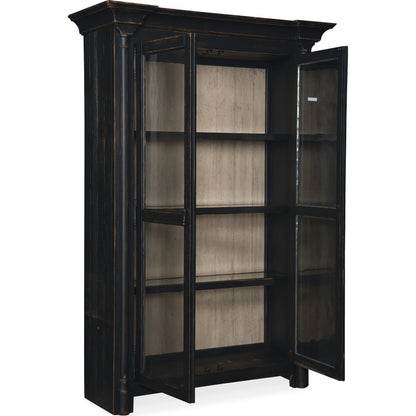 Ciao Bella Display Cabinet by Hooker Furniture. Made from maple, pine veneers with glass in a traditional style.