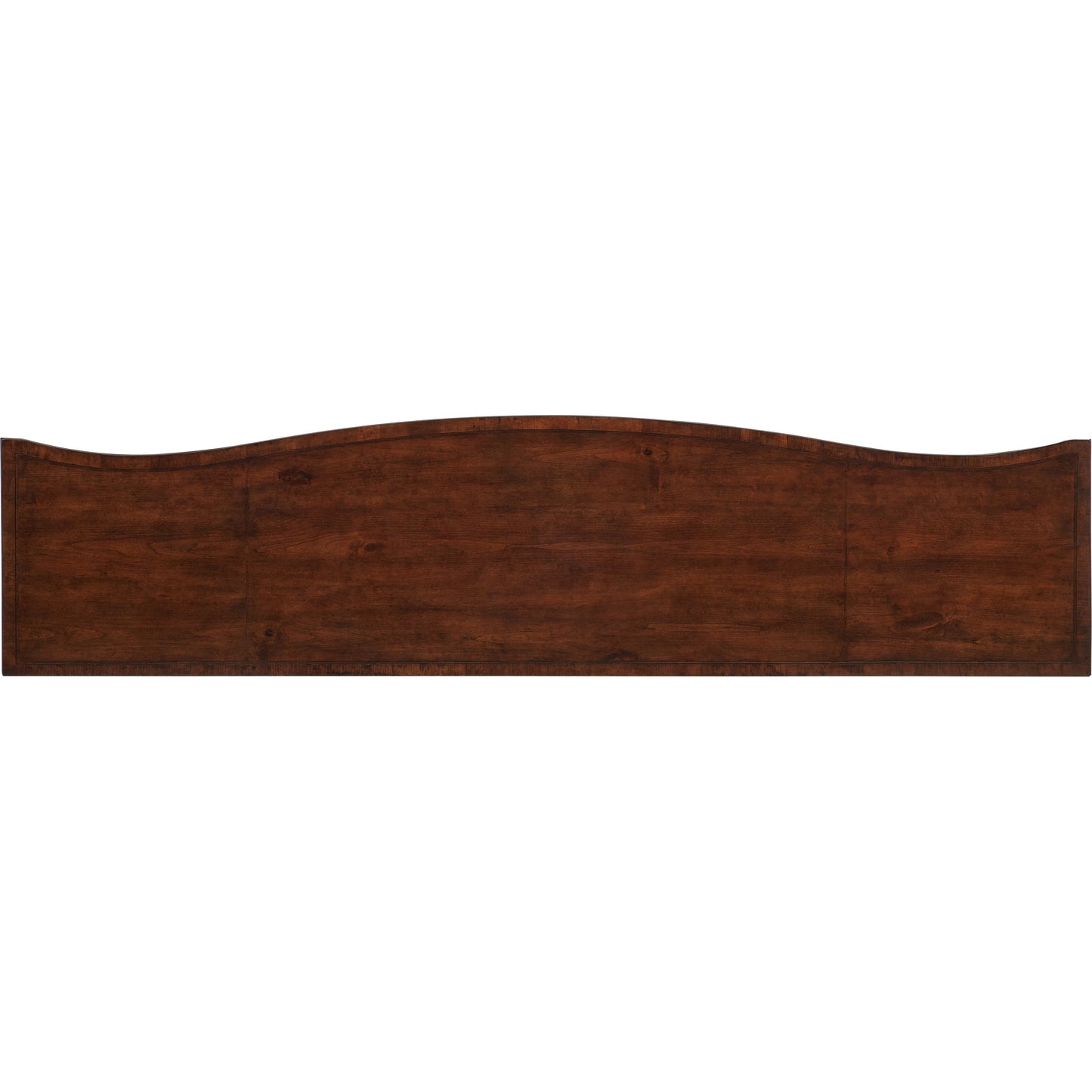004 SI-2029000 | Additional Silo | Charleston 78" Console Table by Hooker Furniture in maraschino cherry. Made from cherry veneers, walnut inlay in a transitional style.