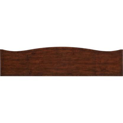 Charleston 78" Console Table by Hooker Furniture in maraschino cherry. Made from cherry veneers, walnut inlay in a transitional style.