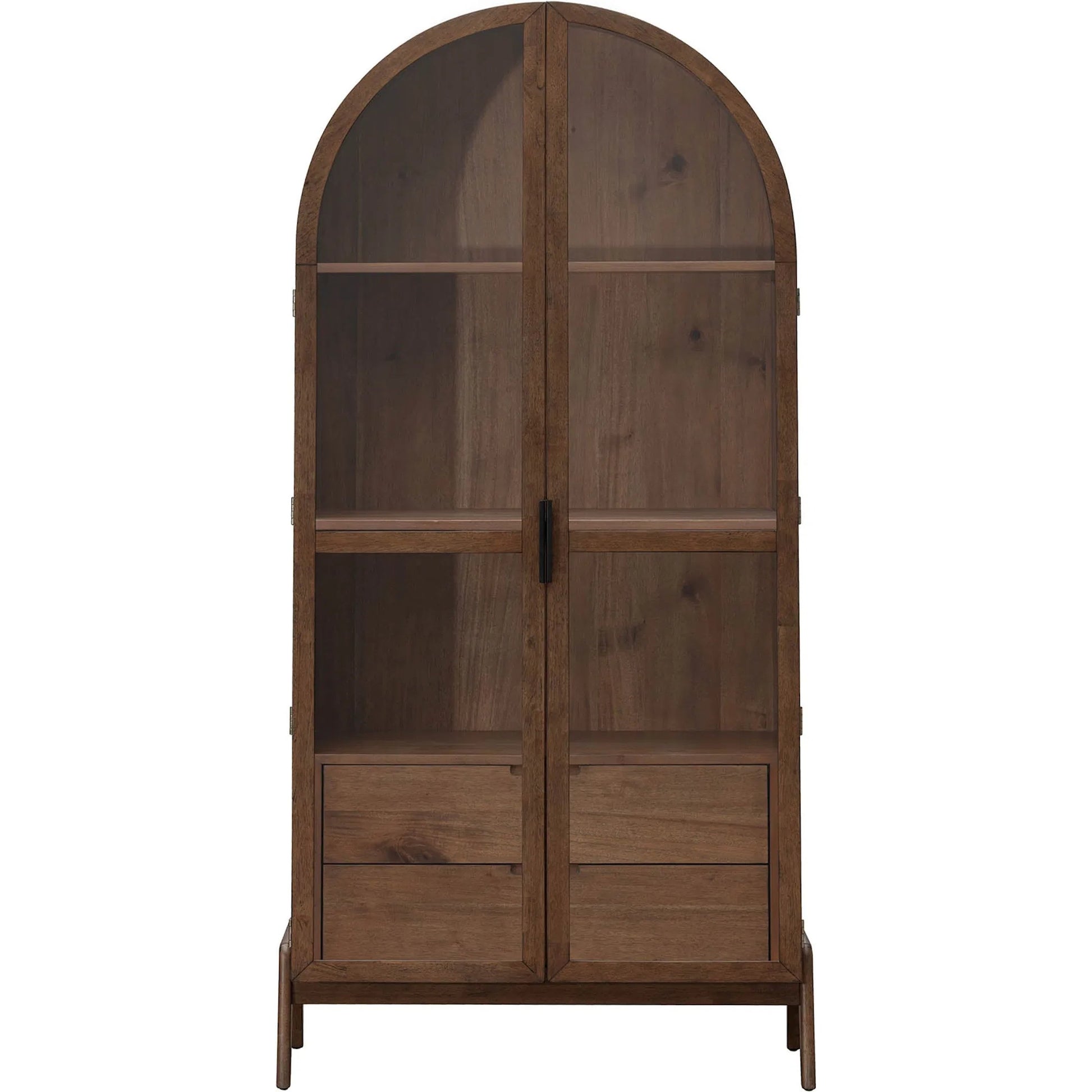 Remix Display Cabinet by LH Imports in brown. Made from unique in a traditional style.