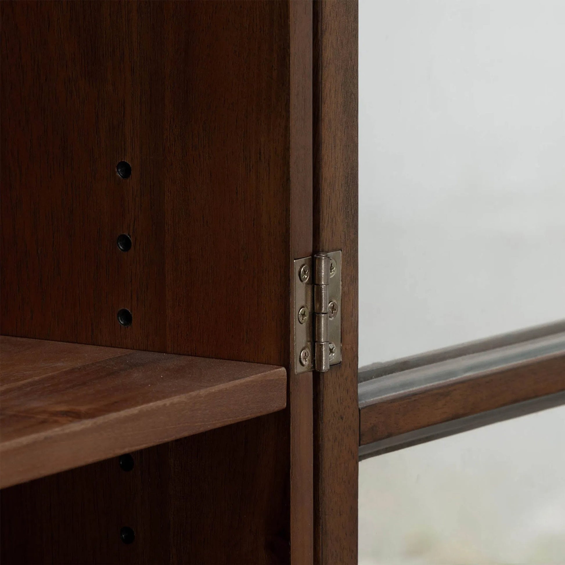 Remix Display Cabinet by LH Imports in brown. Made from unique in a traditional style.