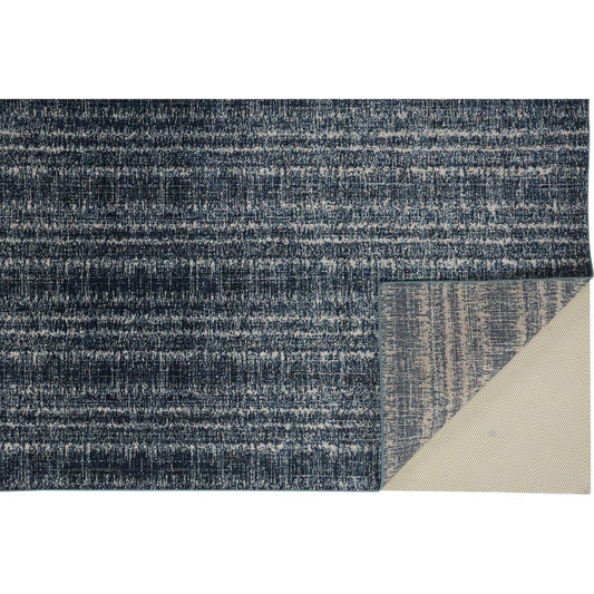 Remmy Transitional Solid Rug - 3425F by Feizy in blue, ivory. Made from polypropylene, polyester in a unique style.