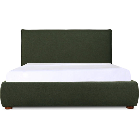 Luzon Bed by Moe's Home Collection. Made from upholstery: 80% polyester, 20% linen, solid pine frame, plywood, mdf, foam in a modern style.