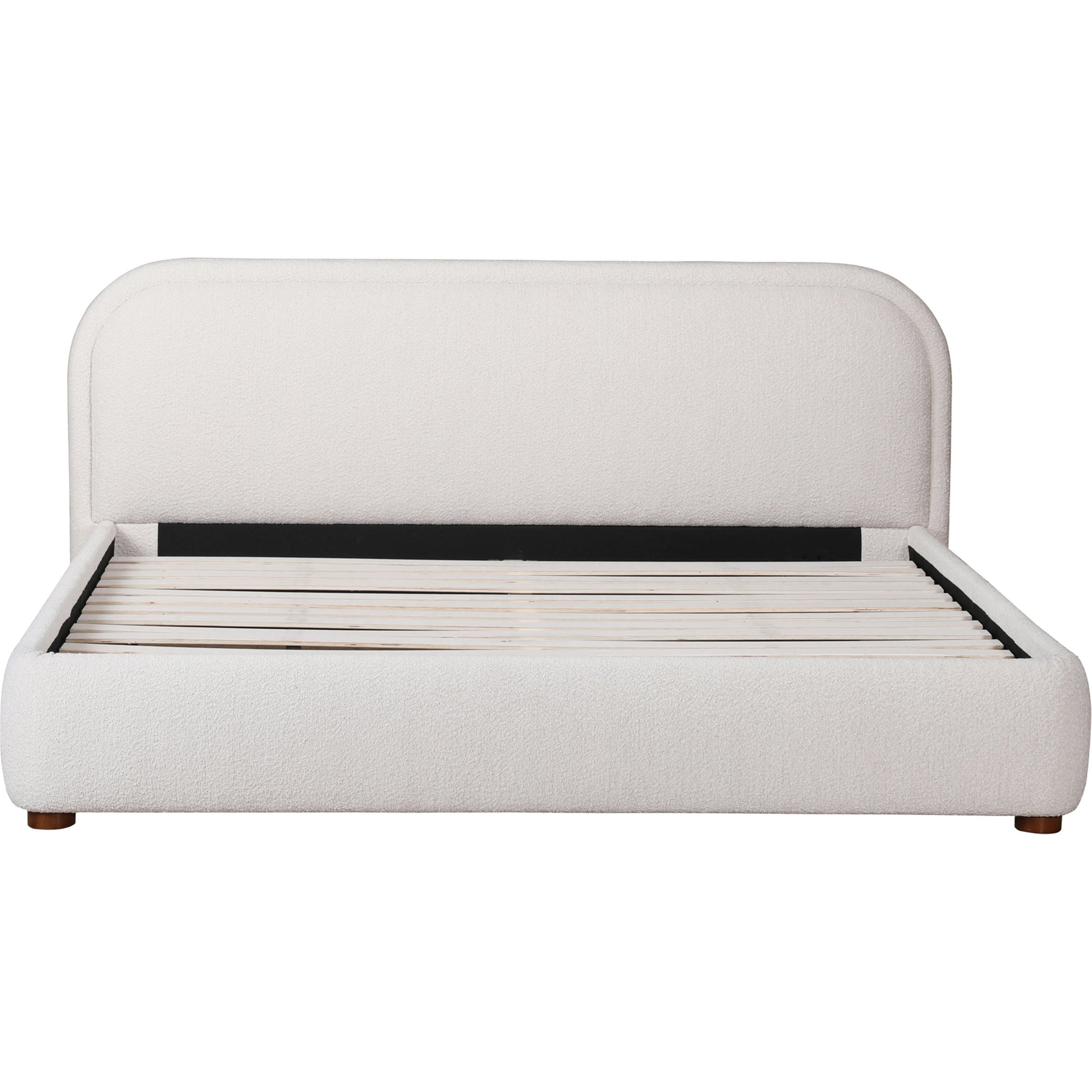 Colin Bed by Moe's Home Collection in oatmeal. Made from upholstery: 100% polyester, solid pine frame, plywood, mdf, foam in a modern style.