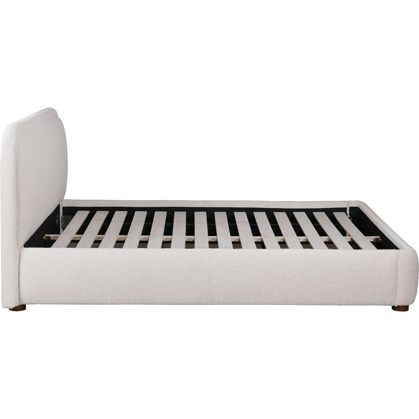042 SI-2121897 | Additional Silo | Colin Bed by Moe's Home Collection in oatmeal. Made from upholstery: 100% polyester, solid pine frame, plywood, mdf, foam in a modern style.