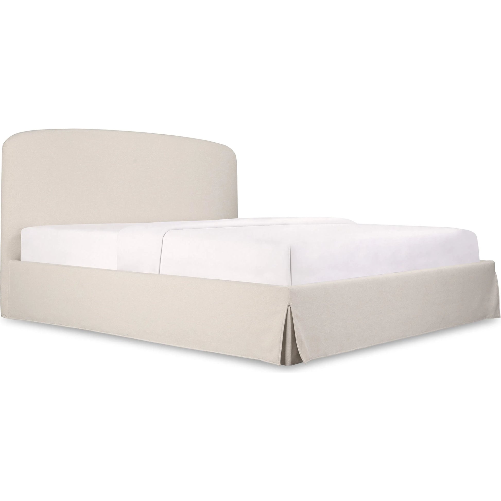 Joan Storage Bed by Moe's Home Collection in cream. Made from unique in a eclectic & global style.