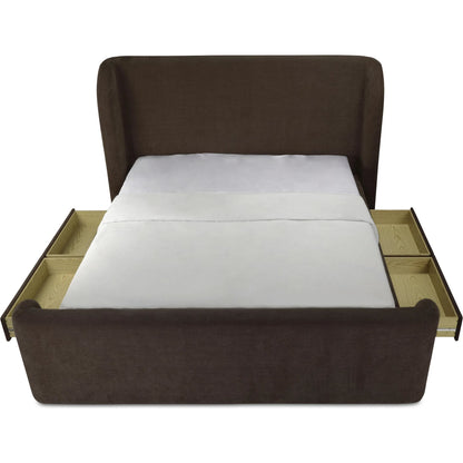 Sophia Bed by Moe's Home Collection. Made from unique in a transitional style.