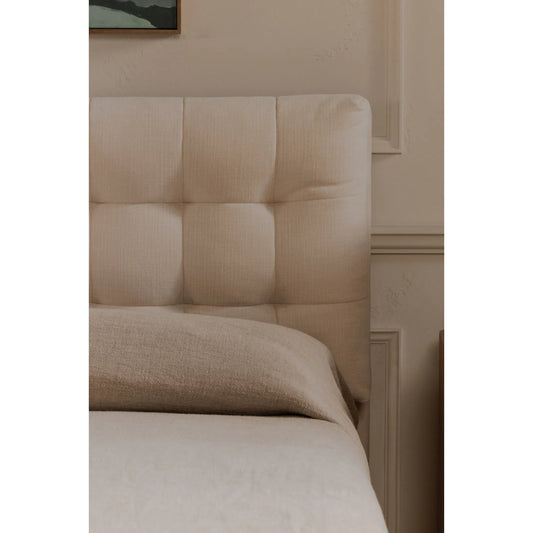 Sebastion Storage Bed by Moe's Home Collection. Made from upholstery: 100% polyester, frame: solid wood, plywood, mdf, foam, lift hydraulic storage: piston 800n in a unique style.