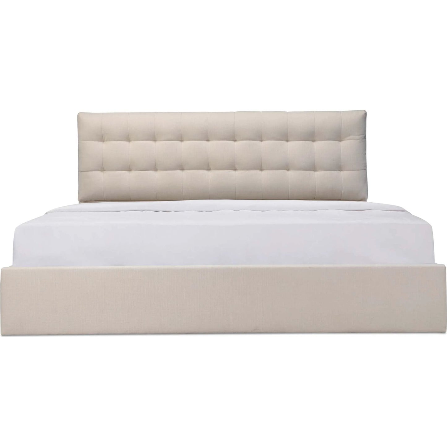 040 SI-2368332 | Primary Silo | Sebastion Storage Bed by Moe's Home Collection. Made from upholstery: 100% polyester, frame: solid wood, plywood, mdf, foam, lift hydraulic storage: piston 800n in a transitional style.