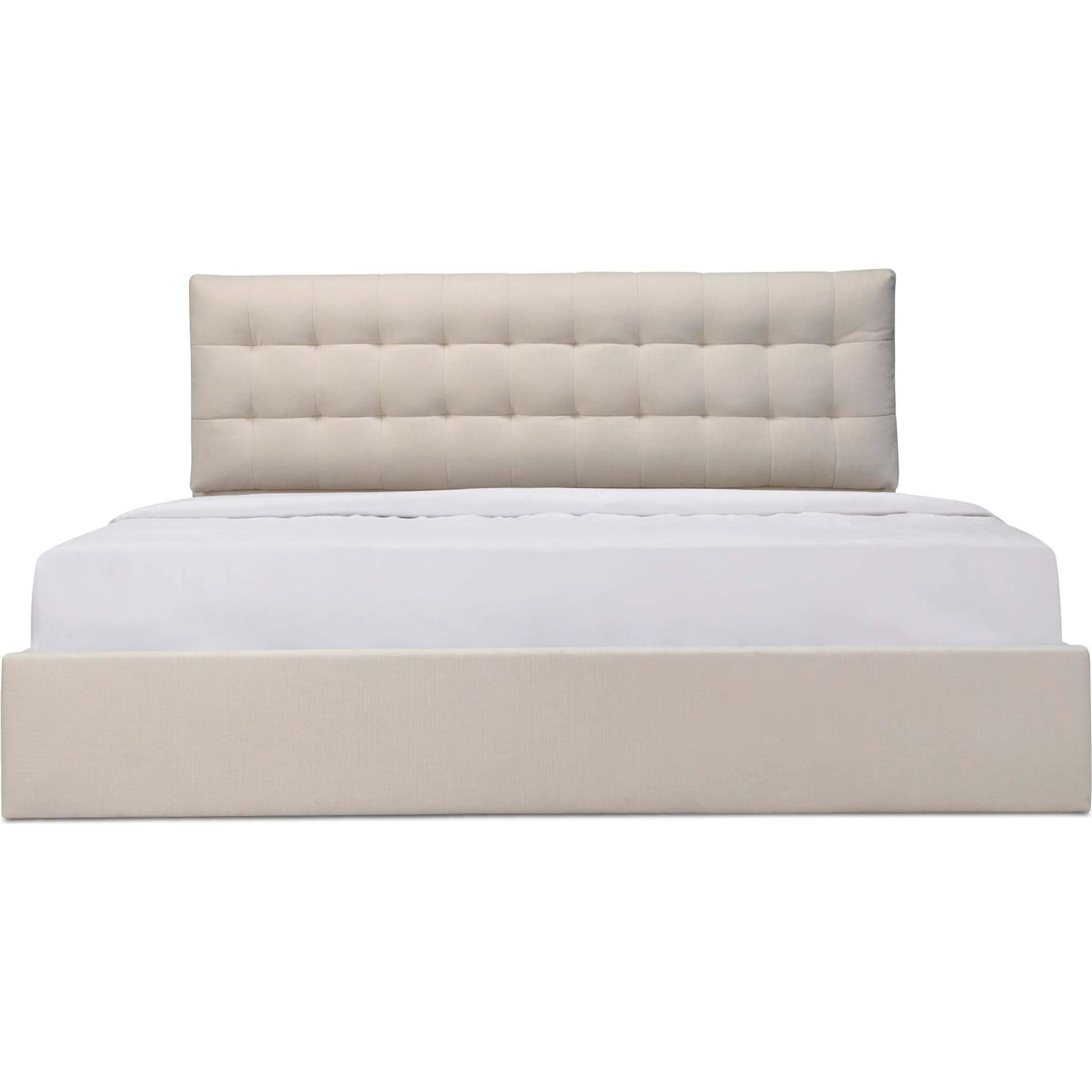 Sebastion Storage Bed by Moe's Home Collection. Made from upholstery: 100% polyester, frame: solid wood, plywood, mdf, foam, lift hydraulic storage: piston 800n in a transitional style.
