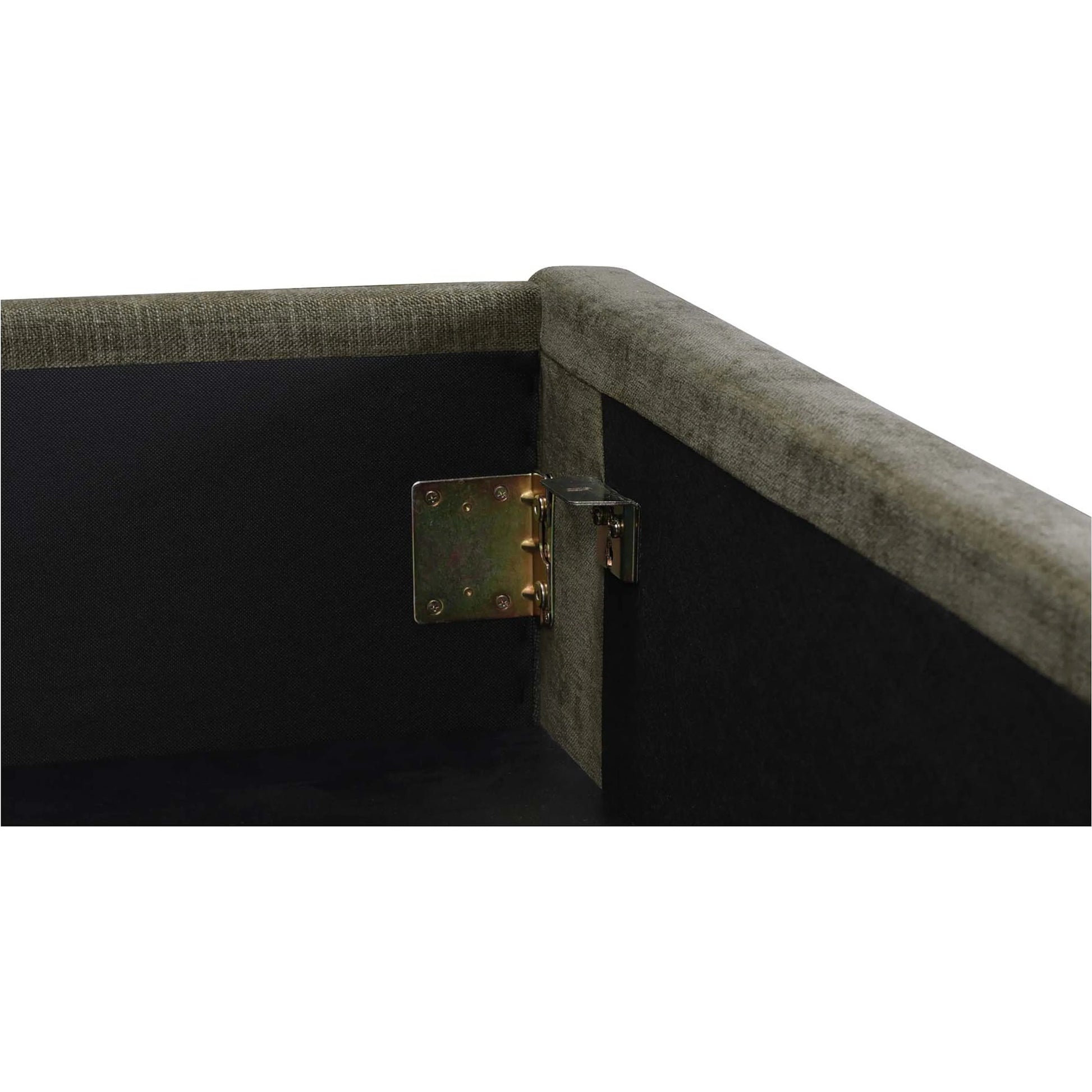 Sebastion Storage Bed by Moe's Home Collection. Made from upholstery: 100% polyester, frame: solid wood, plywood, mdf, foam, lift hydraulic storage: piston 800n in a transitional style.