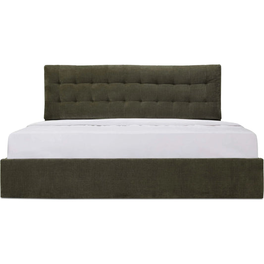 Sebastion Storage Bed by Moe's Home Collection. Made from upholstery: 100% polyester, frame: solid wood, plywood, mdf, foam, lift hydraulic storage: piston 800n in a unique style.