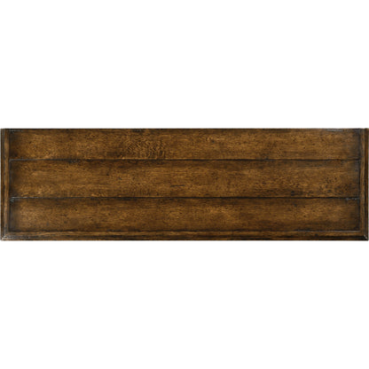 Country Farmhouse Tudor Style Dark Oak Buffet by Jonathan Charles in brown and dark brown tudor oak. Made from oak in a traditional style.