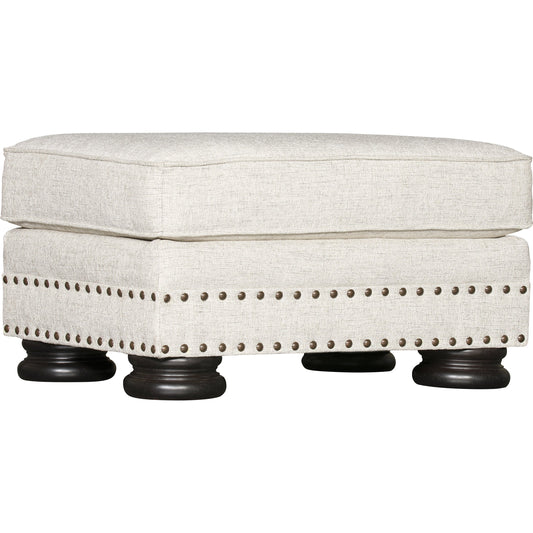 Foster Ottoman by Bernhardt in natural, mocha. Made from unique in a transitional style.