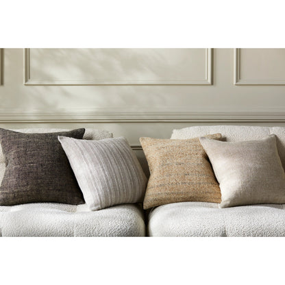 Ronnie Pillow - 481568 by Surya. Made from front: 100% linen, back: 100% cotton in a modern style.