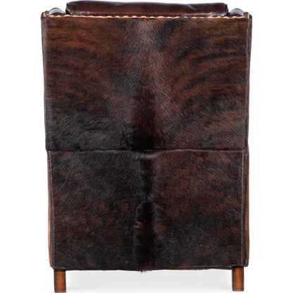 Livingston Power Recliner with Power Headrest by Hooker Furniture in brown and dark wood. Made from unique in a traditional style.