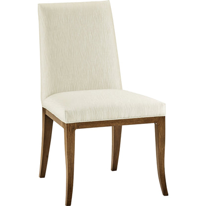 Toulouse Side Chair by Jonathan Charles in walnut. Made from american walnut in a modern style.