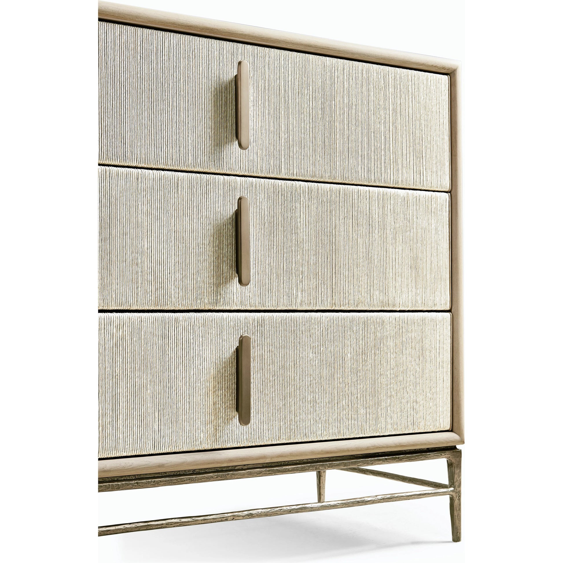 Water Clapotis Danish Cord Double Dresser by Jonathan Charles in beige. Made from unique in a transitional style.