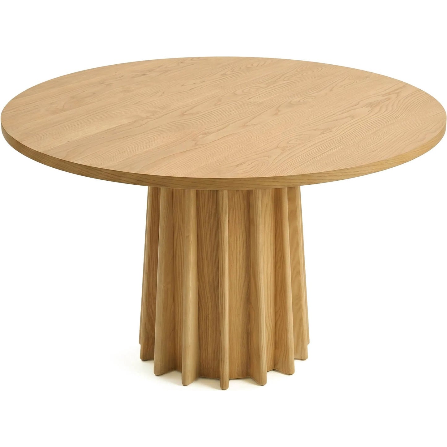 002 SI-2630304 | Additional Silo | Sculpture Dining Table by LH Imports in brown and natural. Made from oak, oak veneer in a unique style.