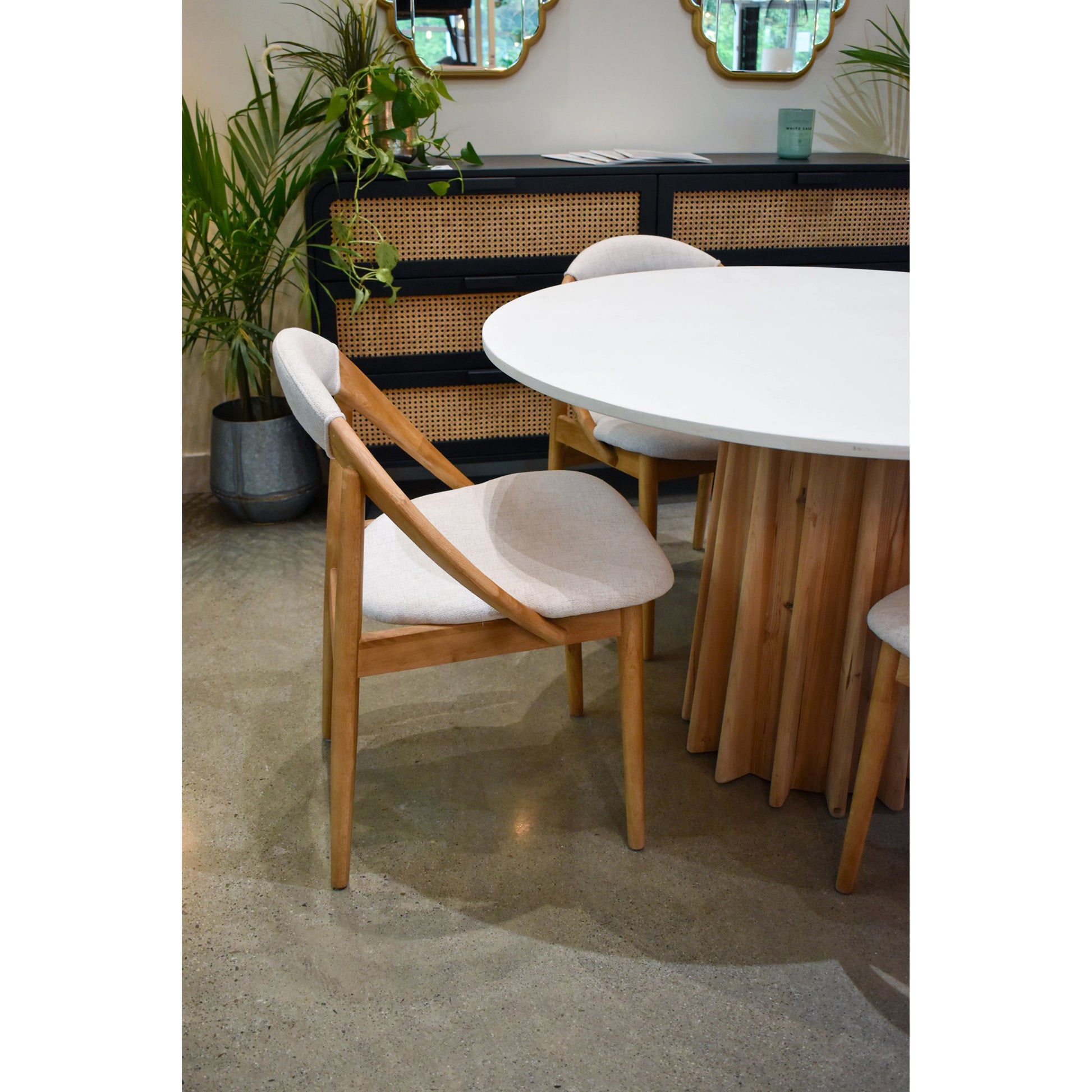 Sculpture Dining Table by LH Imports. Made from unique in a modern style.