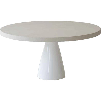 Sculpture Coffee Table by LH Imports in white. Made from plywood, concrete, fiber reinforced plastic in a modern style.