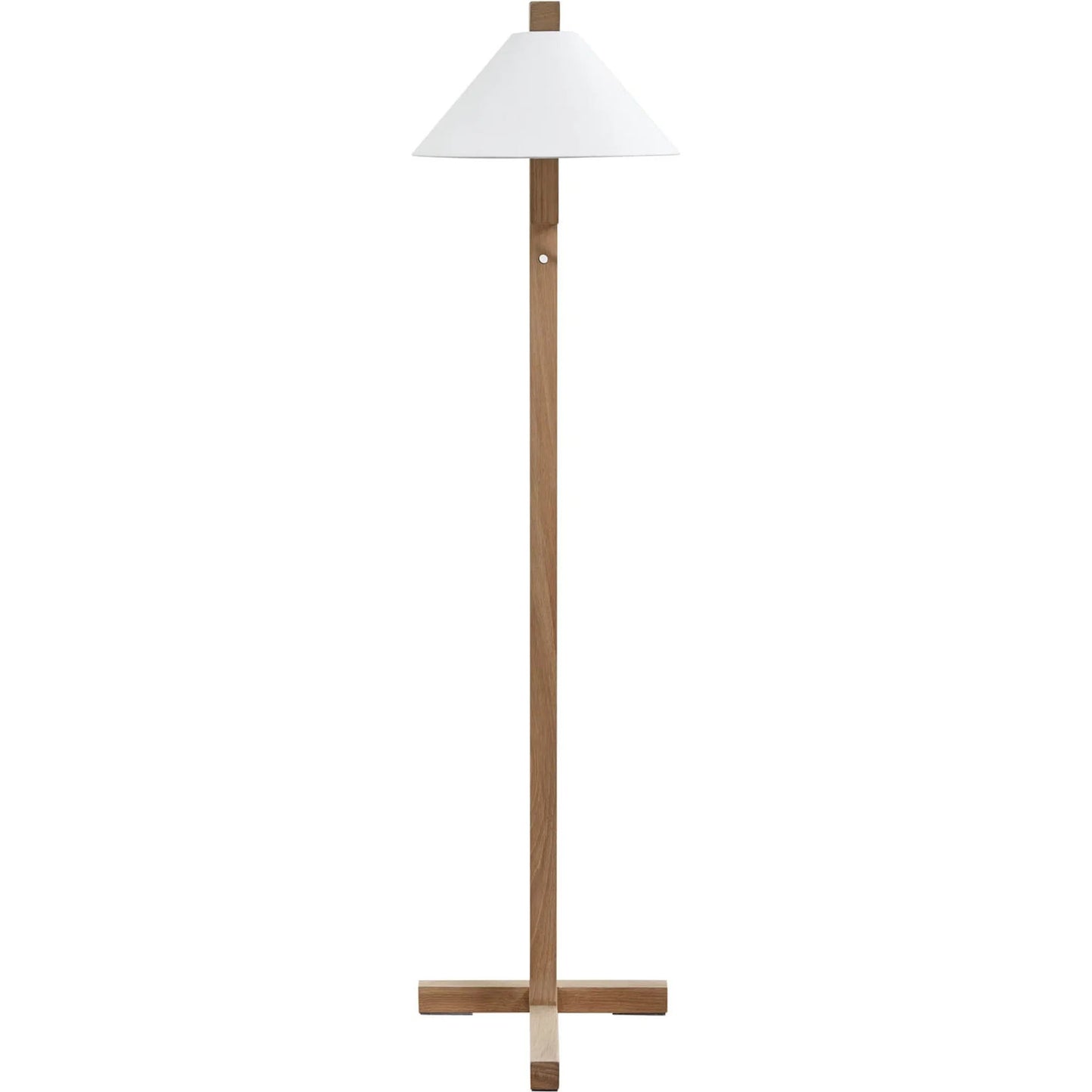 002 SI-2325220 | Additional Silo | Letta Standing Lamp by LH Imports in natural oak, natural linen and natural oak. Made from oak, linen shade in a unique style.