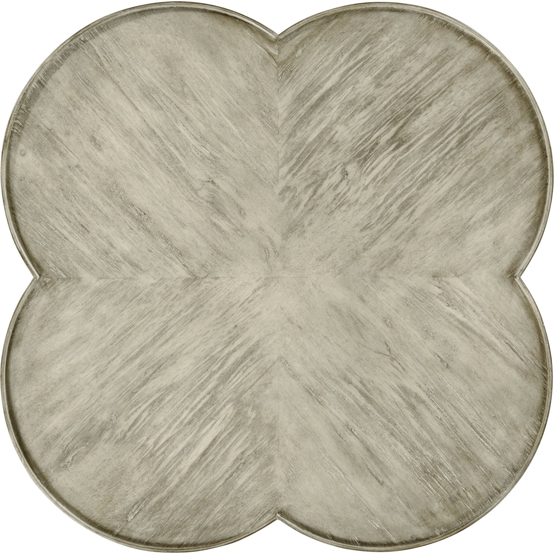 Casual Accents Country Walnut Quatrefoil Accent Table by Jonathan Charles. Made from acacia in a traditional style.