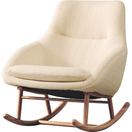Las Vegas Rocker Club Chair by LH Imports in cream and natural. Made from unique in a unique style.