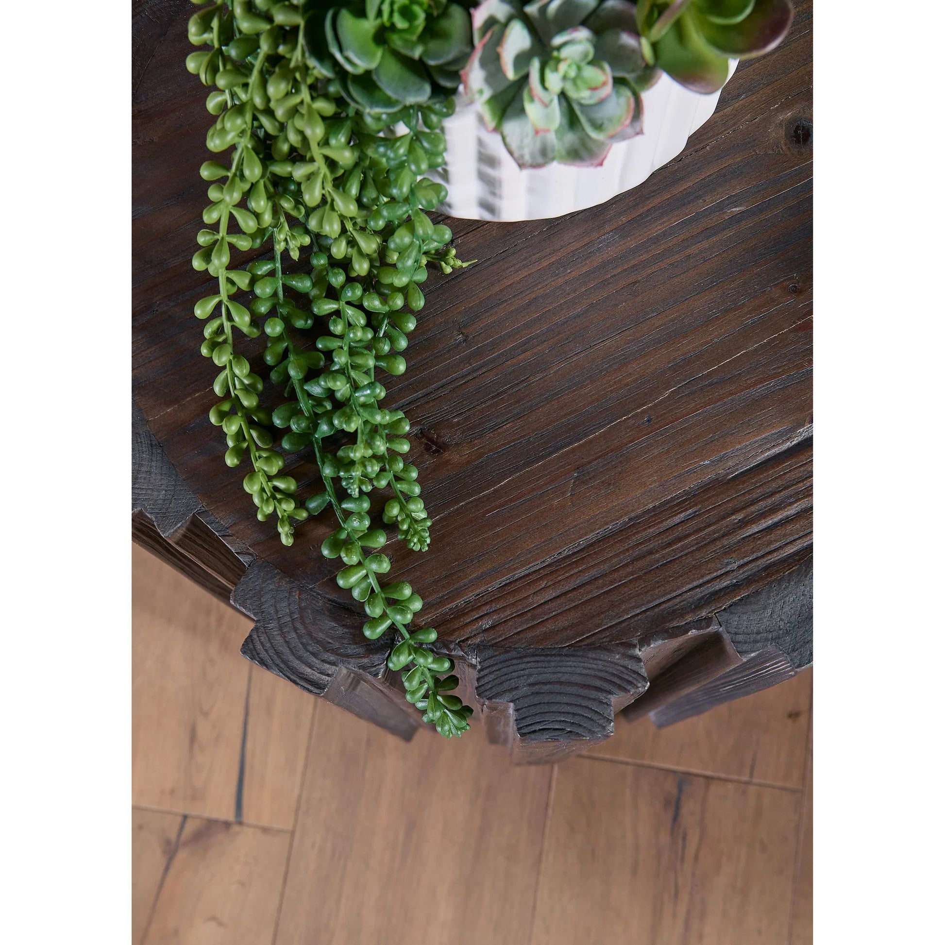 Roma Accent Table by Essentials For Living. Made from solid reclaimed pine, reclaimed pine veneer, mdf in a modern style.