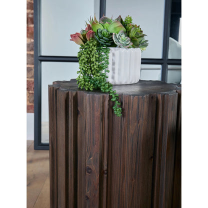 Roma Accent Table by Essentials For Living. Made from solid reclaimed pine, reclaimed pine veneer, mdf in a modern style.