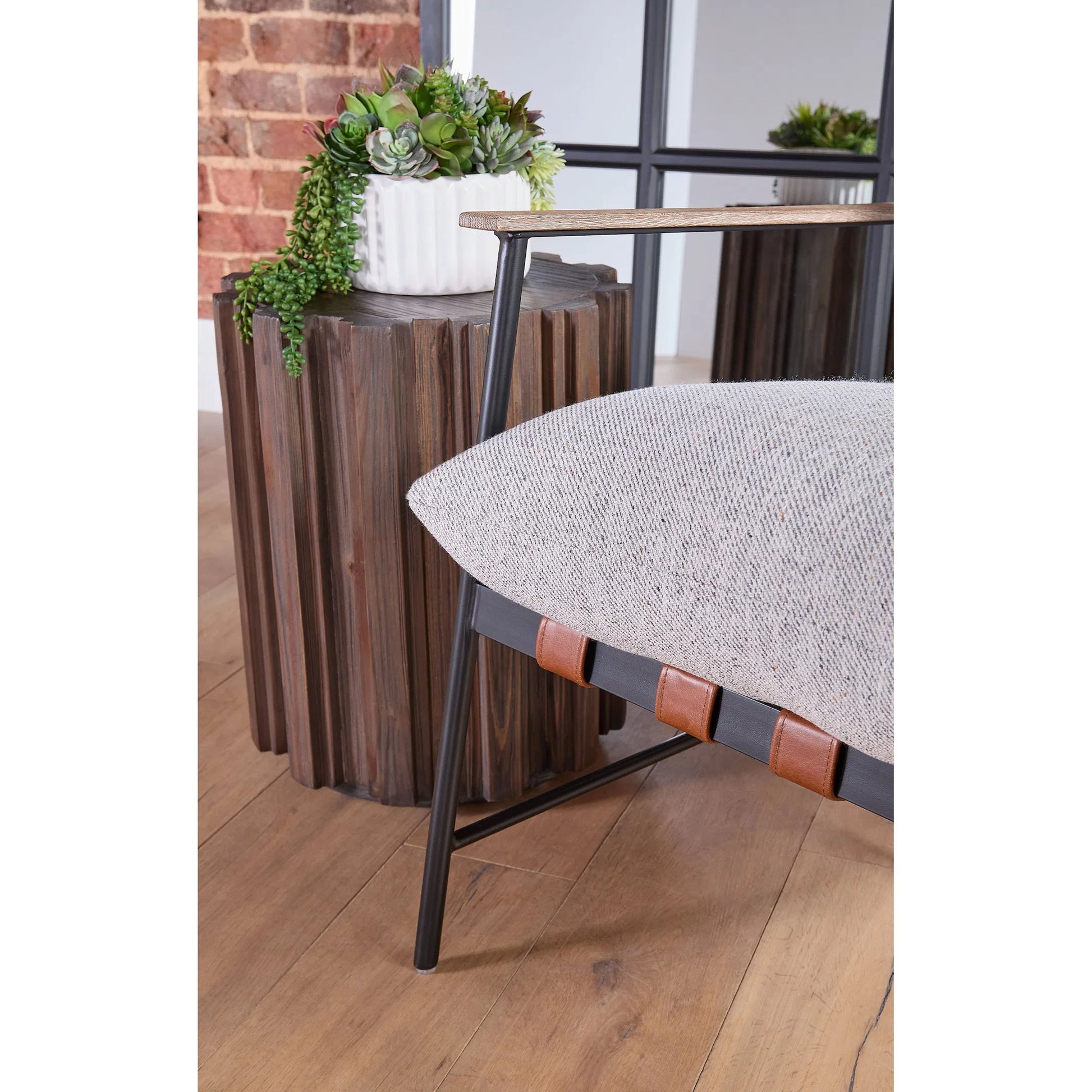 Roma Accent Table by Essentials For Living. Made from solid reclaimed pine, reclaimed pine veneer, mdf in a modern style.