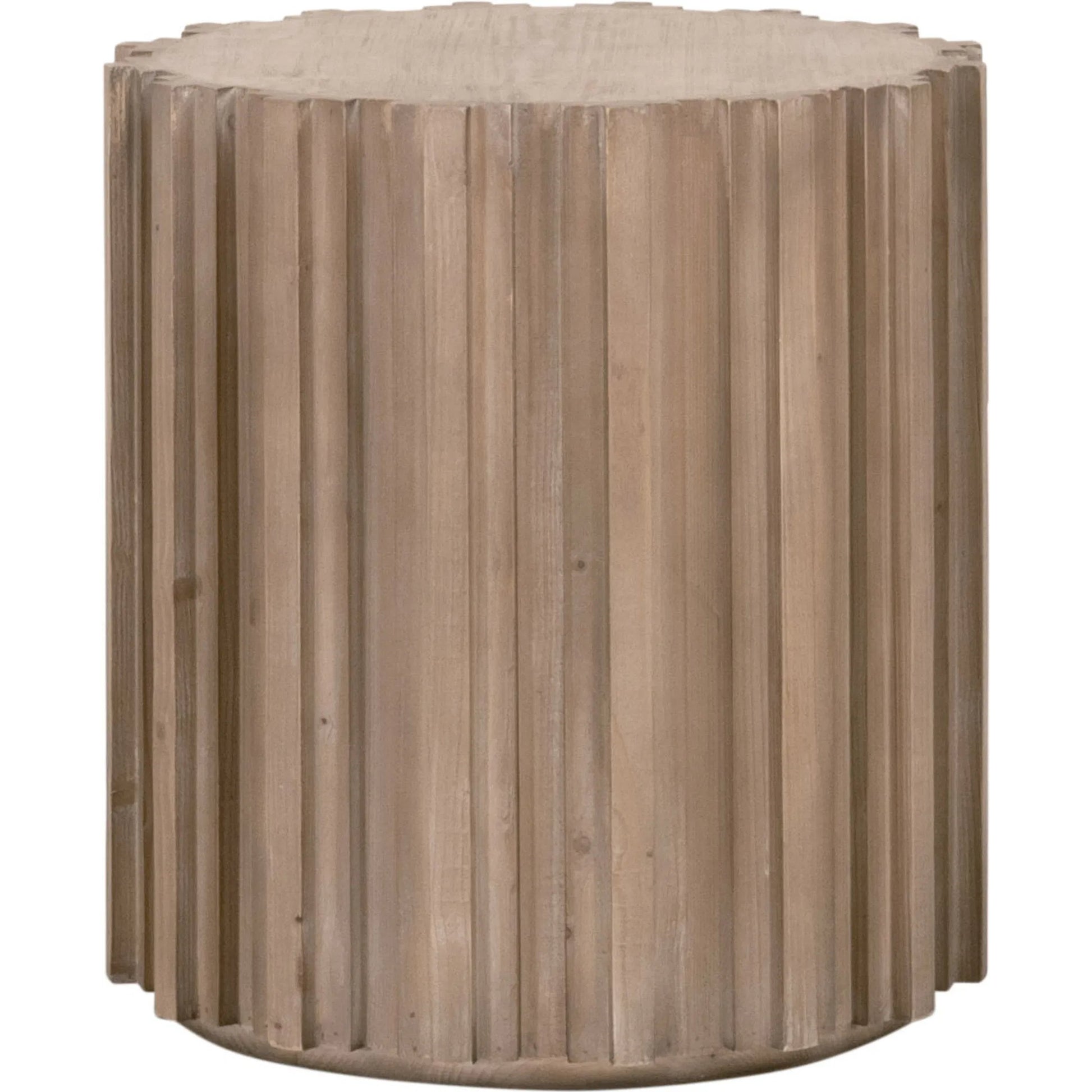 Roma End Table by Essentials For Living. Made from solid reclaimed pine, reclaimed pine veneer, mdf in a modern style.
