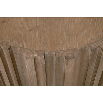 Roma End Table by Essentials For Living. Made from solid reclaimed pine, reclaimed pine veneer, mdf in a modern style.