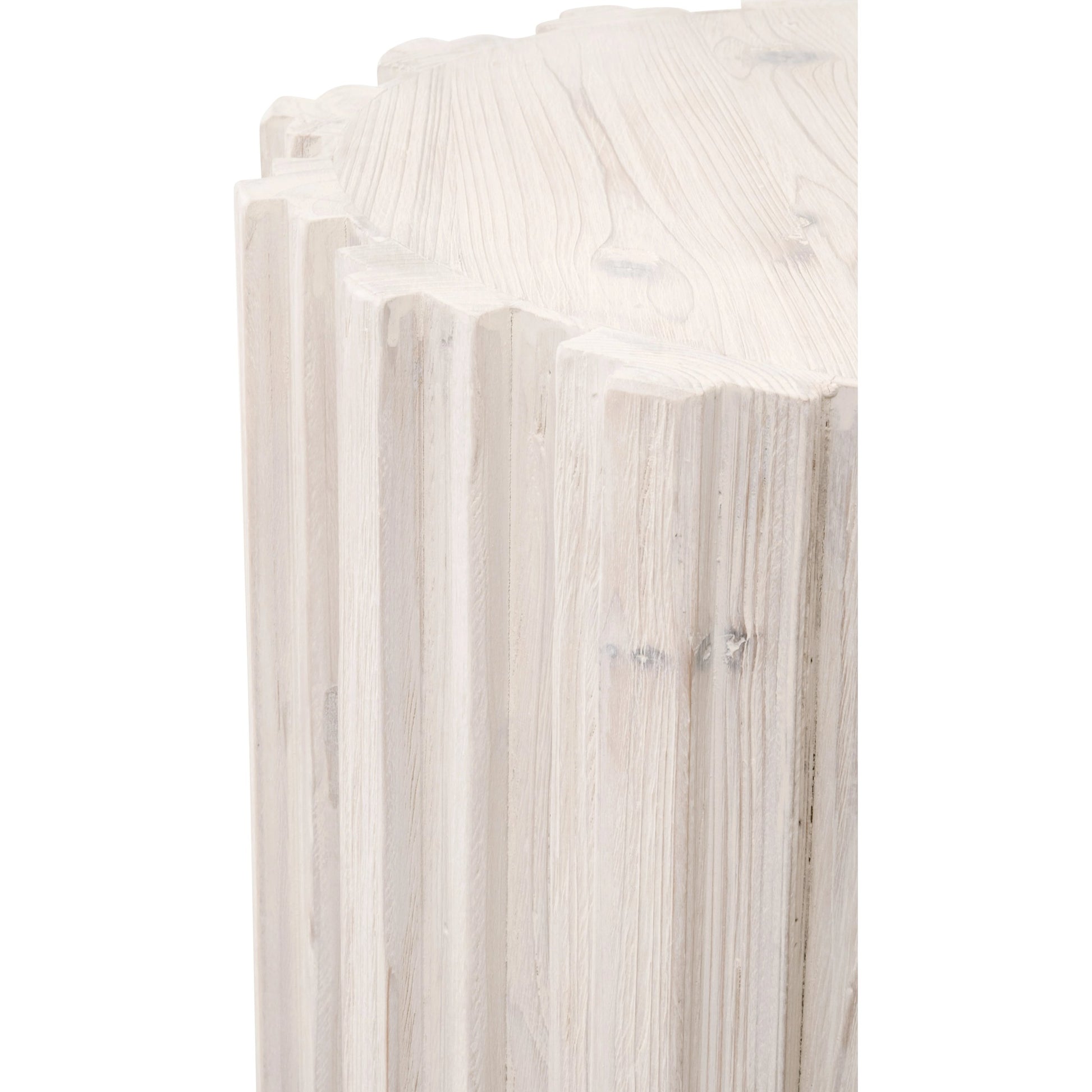 Roma End Table by Essentials For Living. Made from solid reclaimed pine, reclaimed pine veneer, mdf in a modern style.