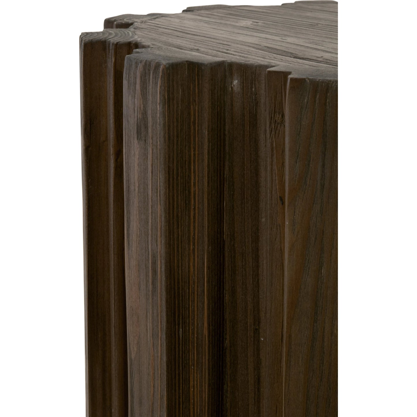 011 SI-2138256 | Closeup | Roma Accent Table by Essentials For Living. Made from solid reclaimed pine, reclaimed pine veneer, mdf in a modern style.