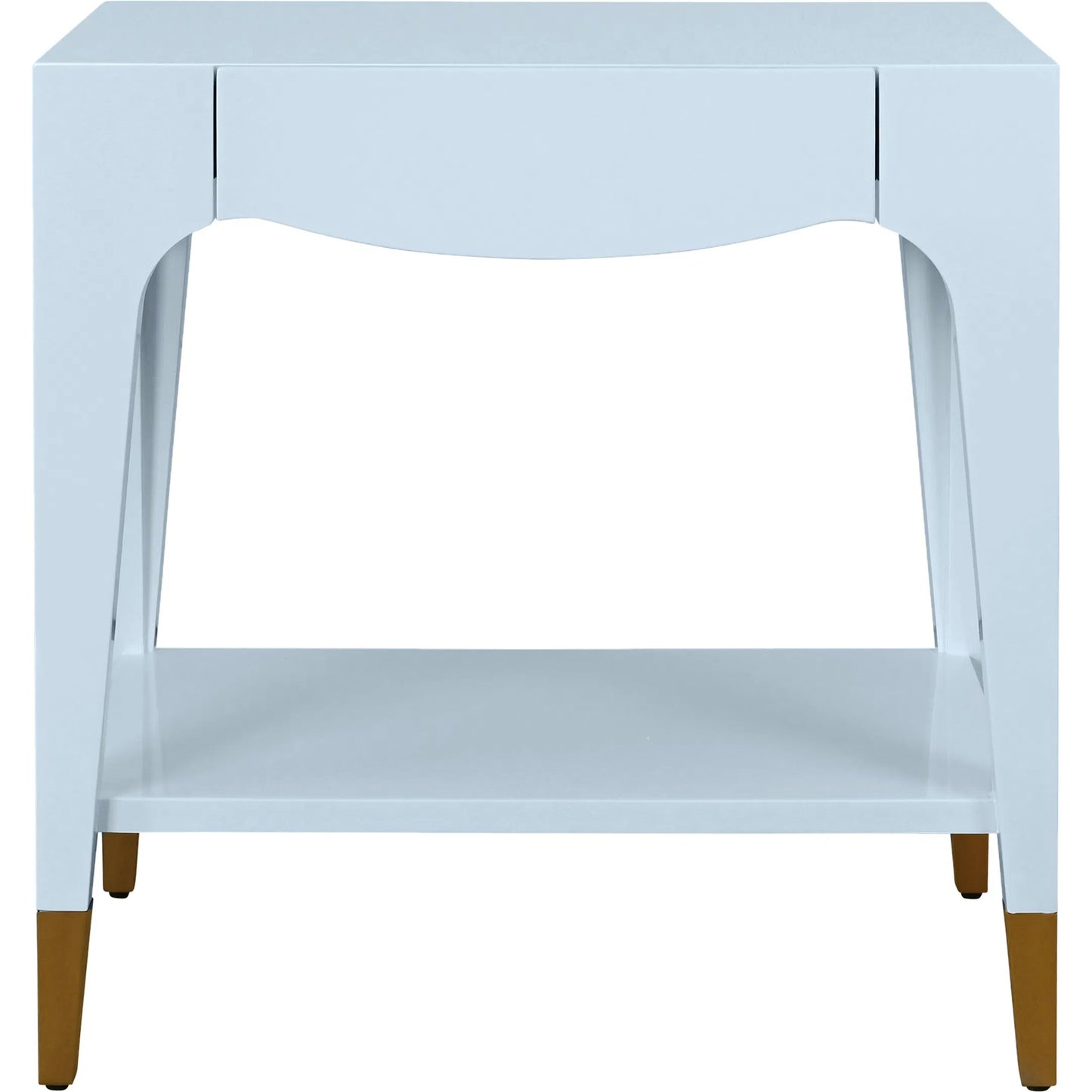 000 SI-2538686 | Primary Silo | Ronny Tapered Leg One Drawer Side Table by Worlds Away. Made from unique in a unique style.