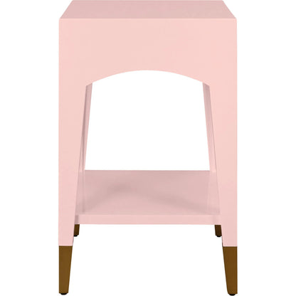Ronny Tapered Leg One Drawer Side Table by Worlds Away. Made from unique in a unique style.