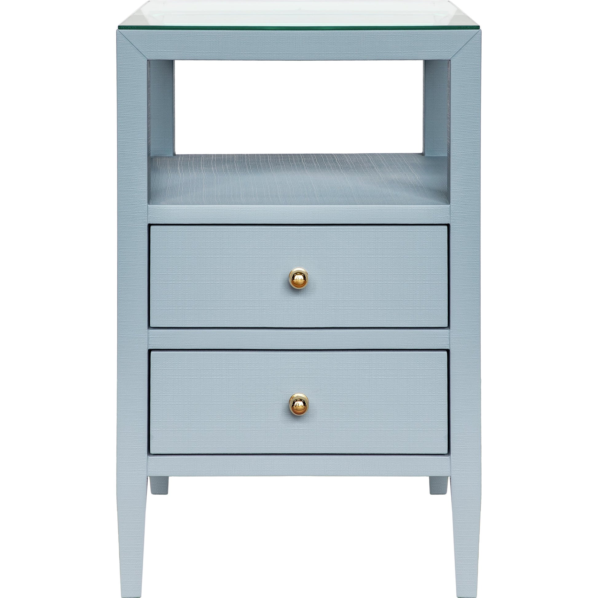Roscoe Two Drawer Side Table by Worlds Away. Made from unique in a modern style.