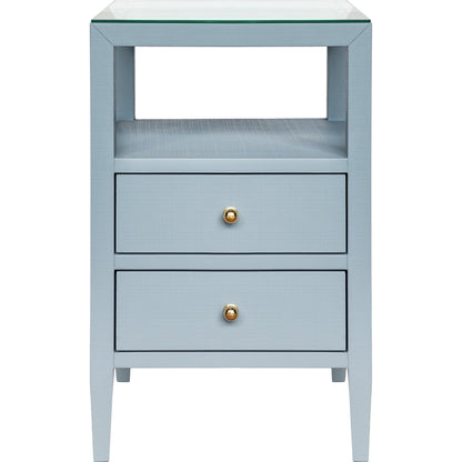 Roscoe Two Drawer Side Table by Worlds Away. Made from unique in a modern style.