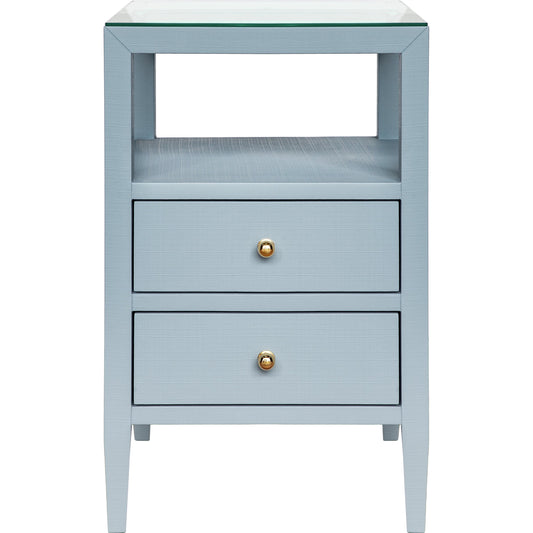 Roscoe Two Drawer Side Table by Worlds Away. Made from unique in a modern style.