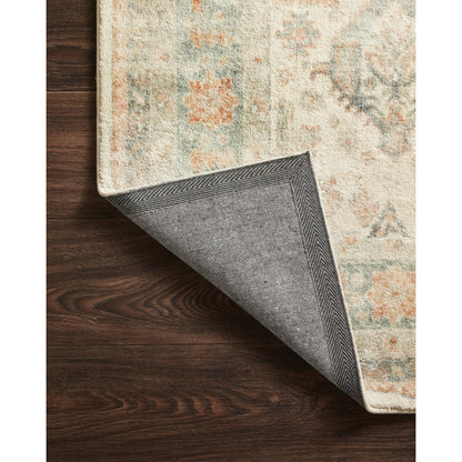 Rosette Marion Rug by Loloi in beige, multi. Made from 100% polyester in a traditional style.