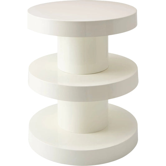 Roth End Table by Livabliss in powder coated. Made from iron in a unique style.