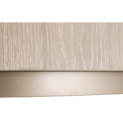 Roto Coffee Table by Essentials For Living in natural gray, silver. Made from oak, metal in a modern style.