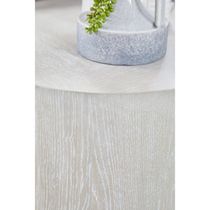 Roto End Table by Essentials For Living in natural gray, silver. Made from oak, metal in a modern style.