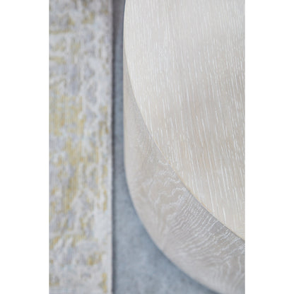 Roto End Table by Essentials For Living in natural gray, silver. Made from oak, metal in a modern style.