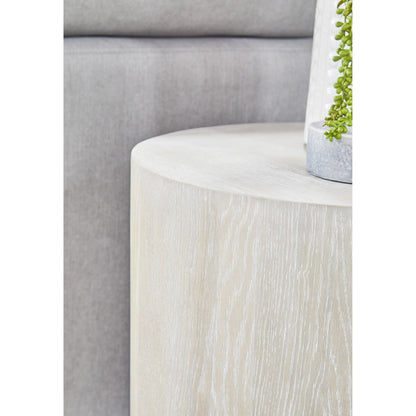 Roto End Table by Essentials For Living in natural gray, silver. Made from oak, metal in a modern style.