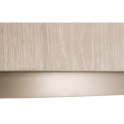 Roto Coffee Table by Essentials For Living in natural gray, silver. Made from oak, metal in a modern style.