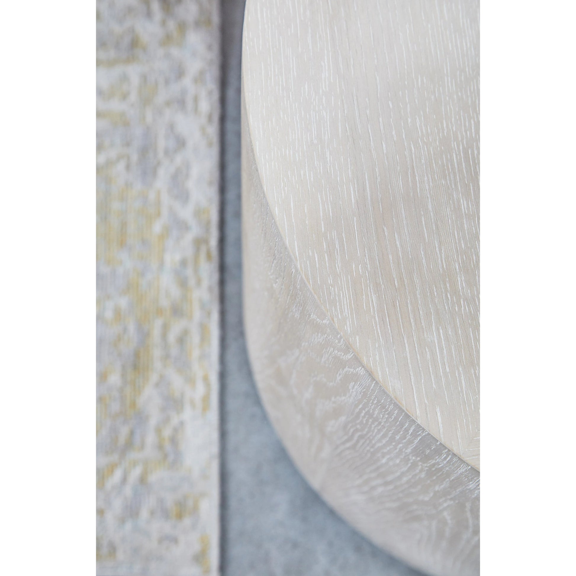 Roto End Table by Essentials For Living in natural gray, silver. Made from oak, metal in a modern style.