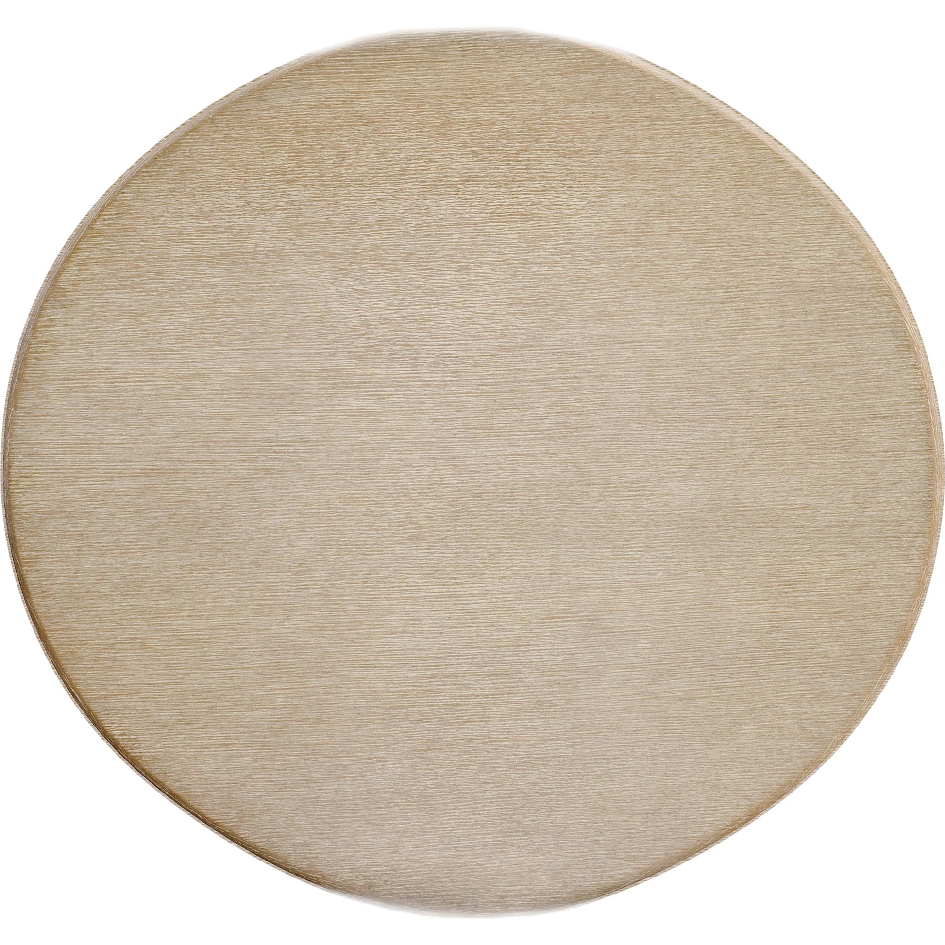 Easley Side Table by Bernhardt in trevin, silt. Made from resin, metal in a transitional style.